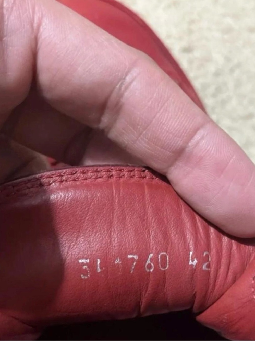 Balenciaga Red Men's Sneakers